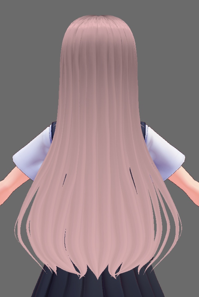 ふわふわパッツンロング【正式版対応】