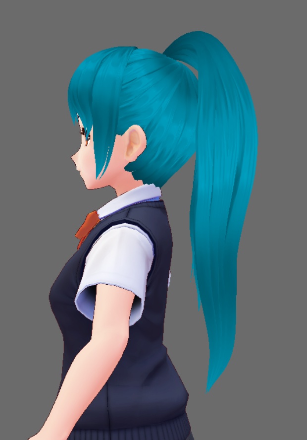 【無料】3段階ポニーテールver.2【正式版対応】