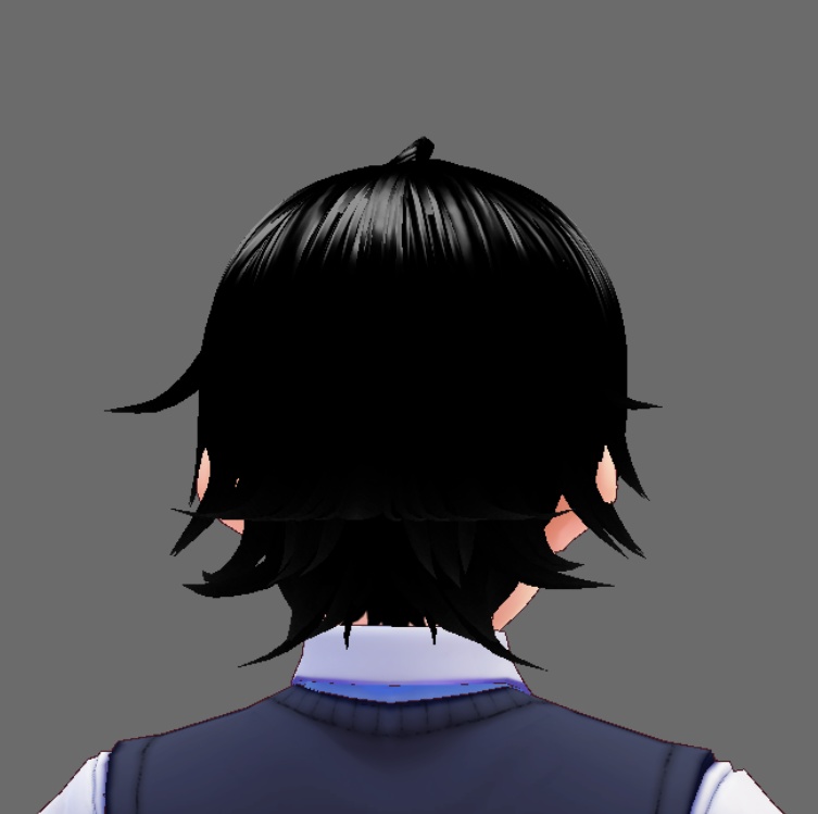 黒髪ショートヘア【正式版対応】