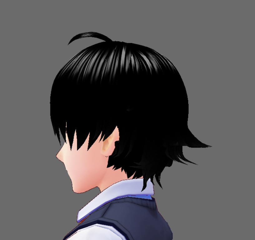 黒髪ショートヘア【正式版対応】