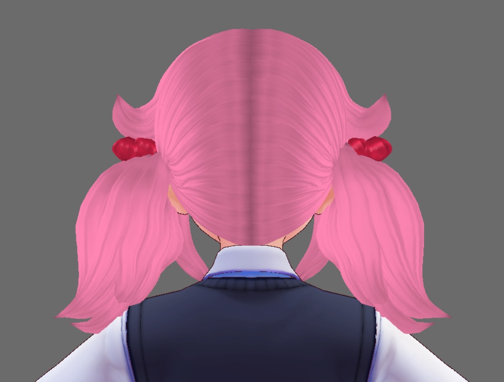 くせっけツインテールヘアー【正式版対応】