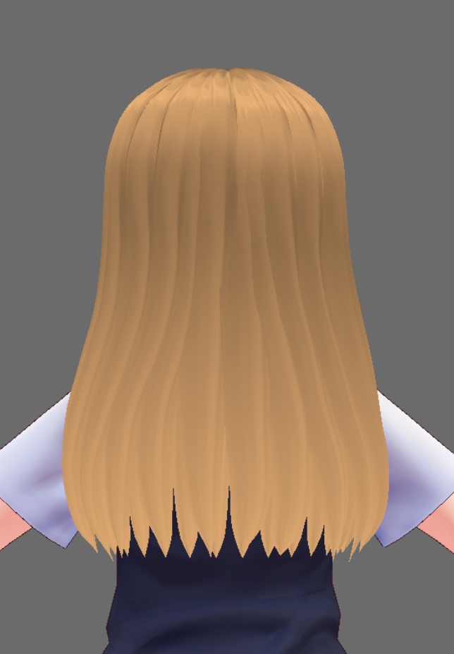 ミリオンアーサーちゃん風ミディアムヘアー【正式版対応】