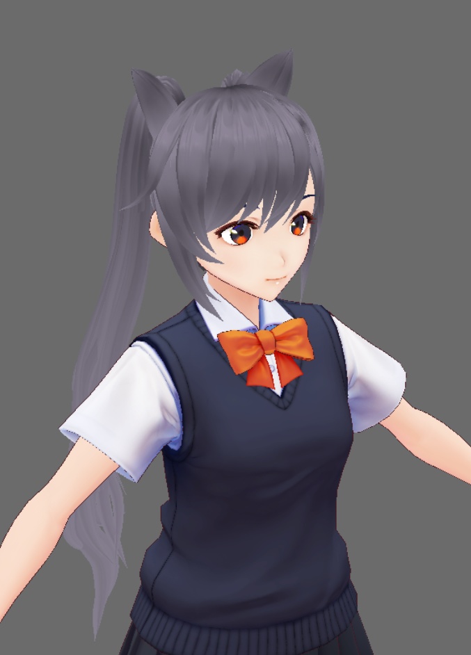 刻晴風ヘアー【正式版対応】