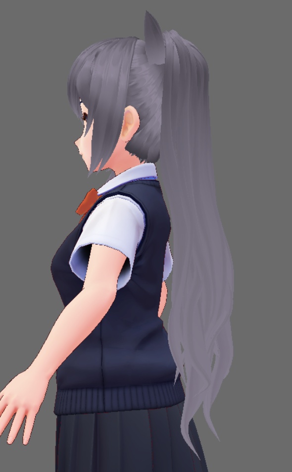 刻晴風ヘアー【正式版対応】