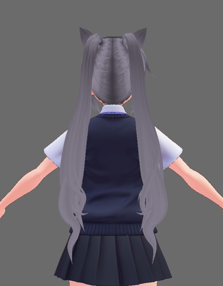 刻晴風ヘアー【正式版対応】