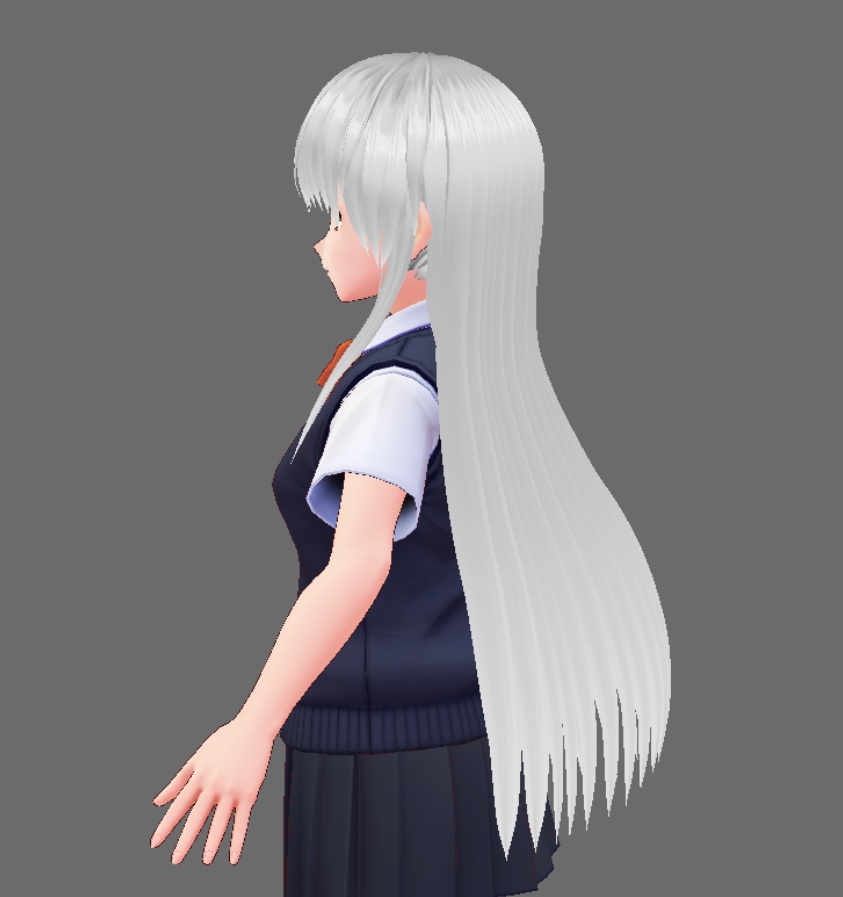 清純ロングヘアー【正式版対応】