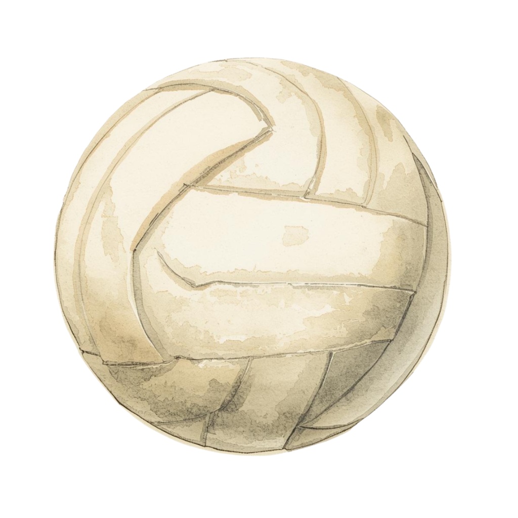 【部活アイテム】水彩アンティーク風の部活アイテムクリップアートセット(全7種類)卒業記念などに!