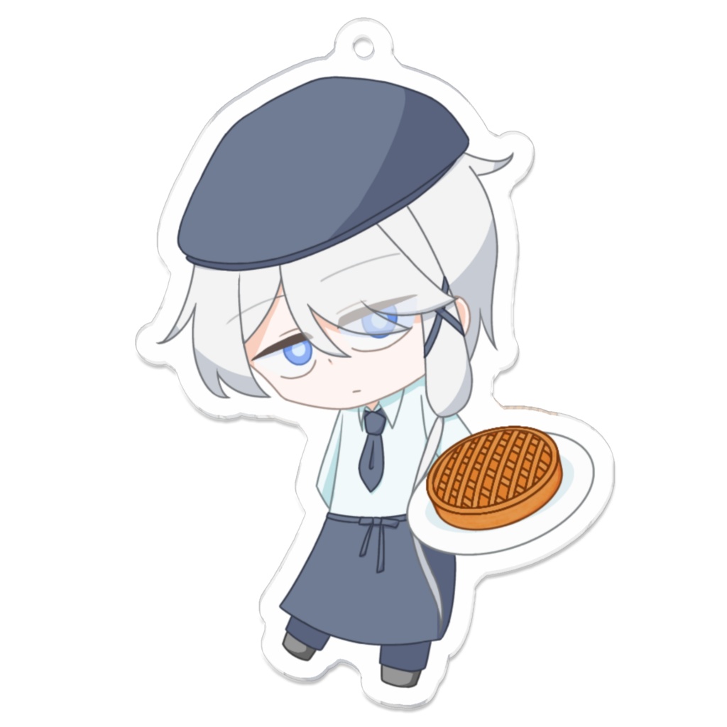 【UTA声喫茶+】八文字数 店員風アクリルキーホルダー