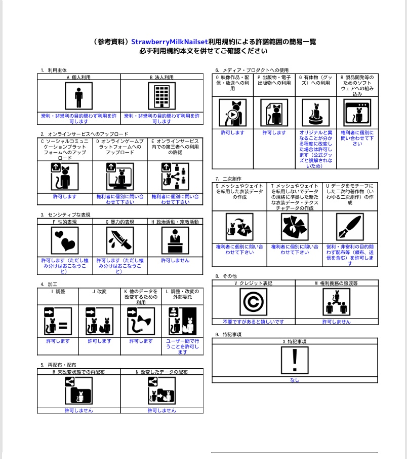 【ネイル無料配布!!】🍓🍼 -Strawberry Milk Nail set- 🍼🍓
