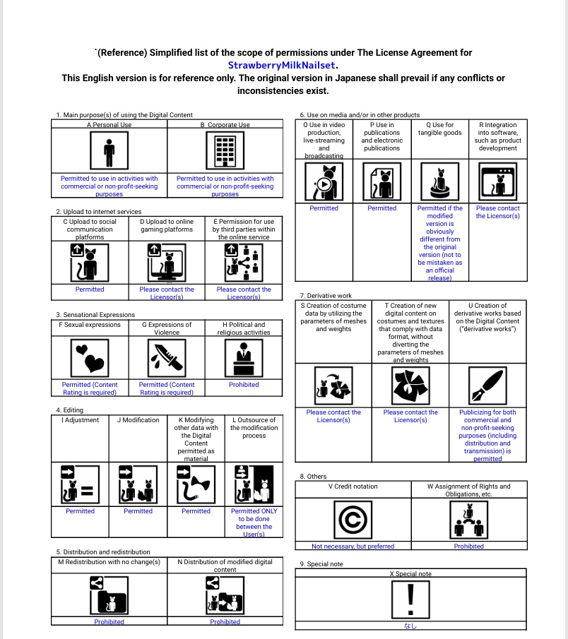 【ネイル無料配布!!】🍓🍼 -Strawberry Milk Nail set- 🍼🍓