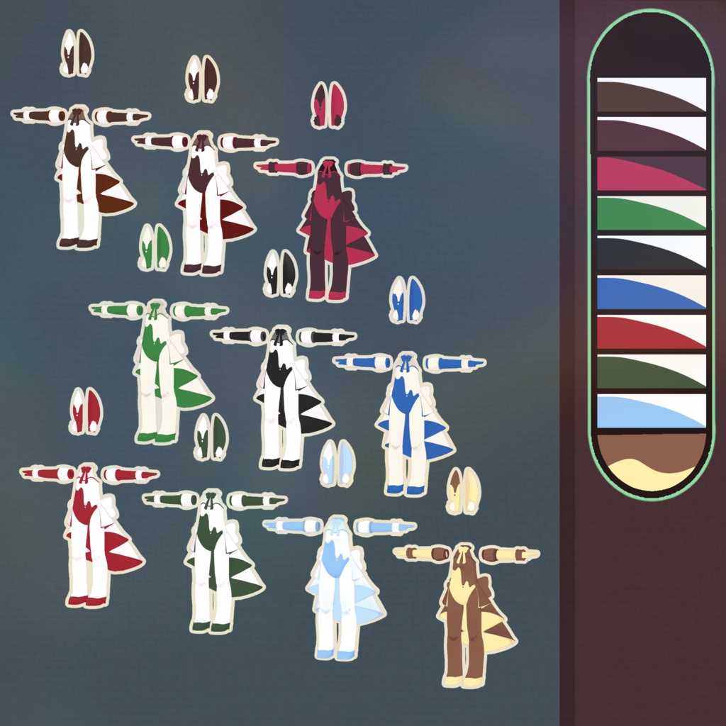 【MA対応】✨☕🐇喫茶 ふろ~とばに~🐇☕✨【4素体対応】