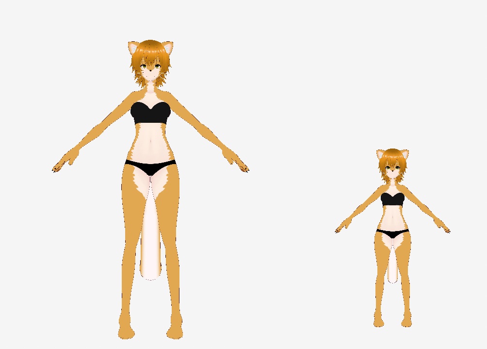 ケモノVRido素体-オス/メス