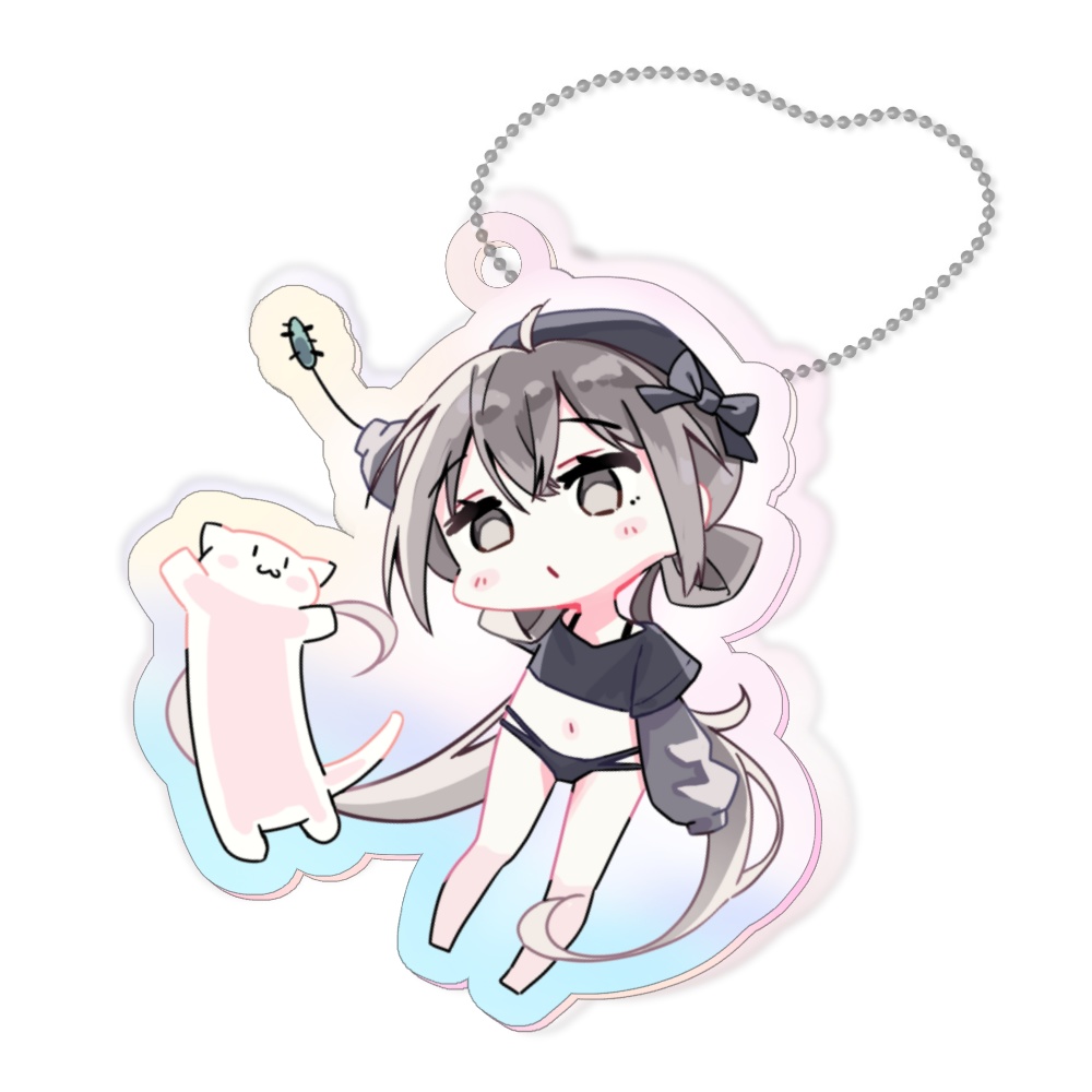 ななしちゃんオーロラアクリルキーホルダー