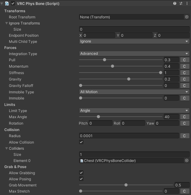 【VRChat想定】ネックレス