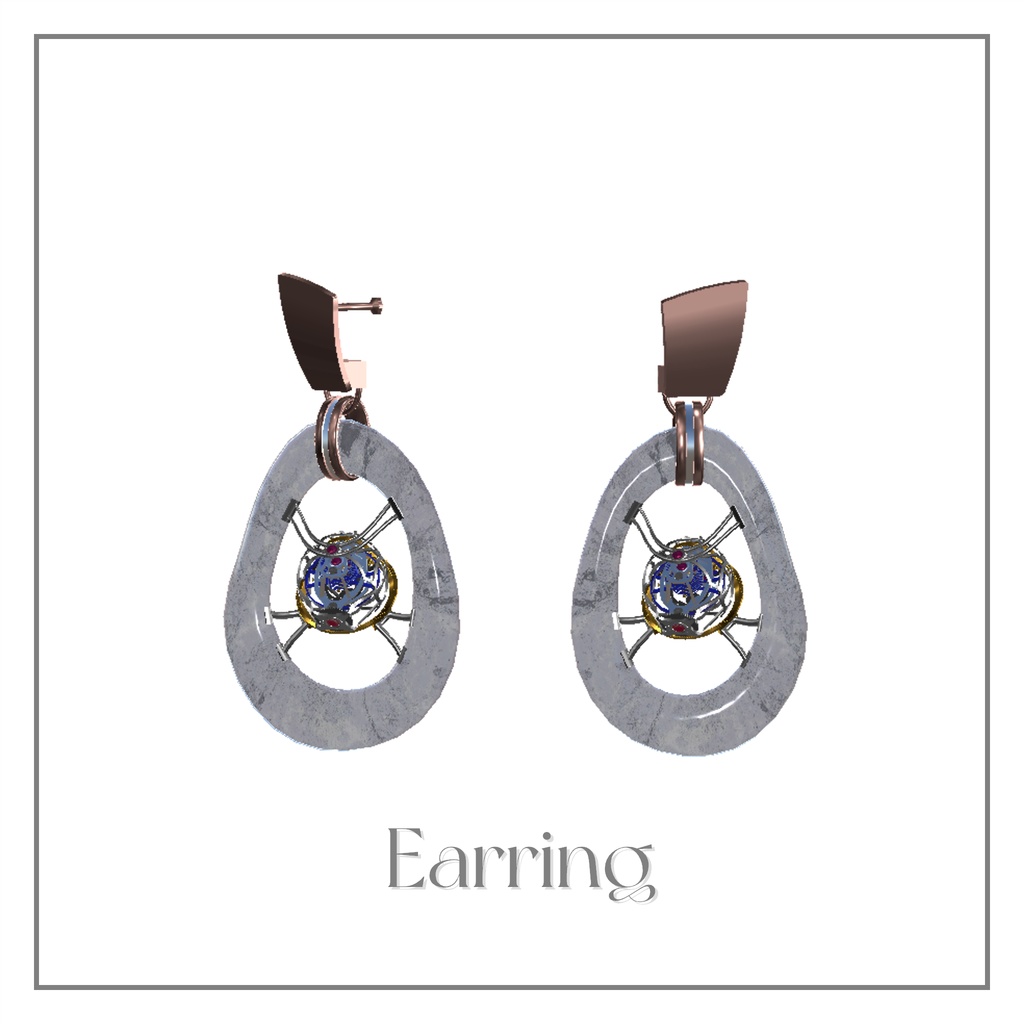 Tourbillon Earring & Tourbillon Necklace