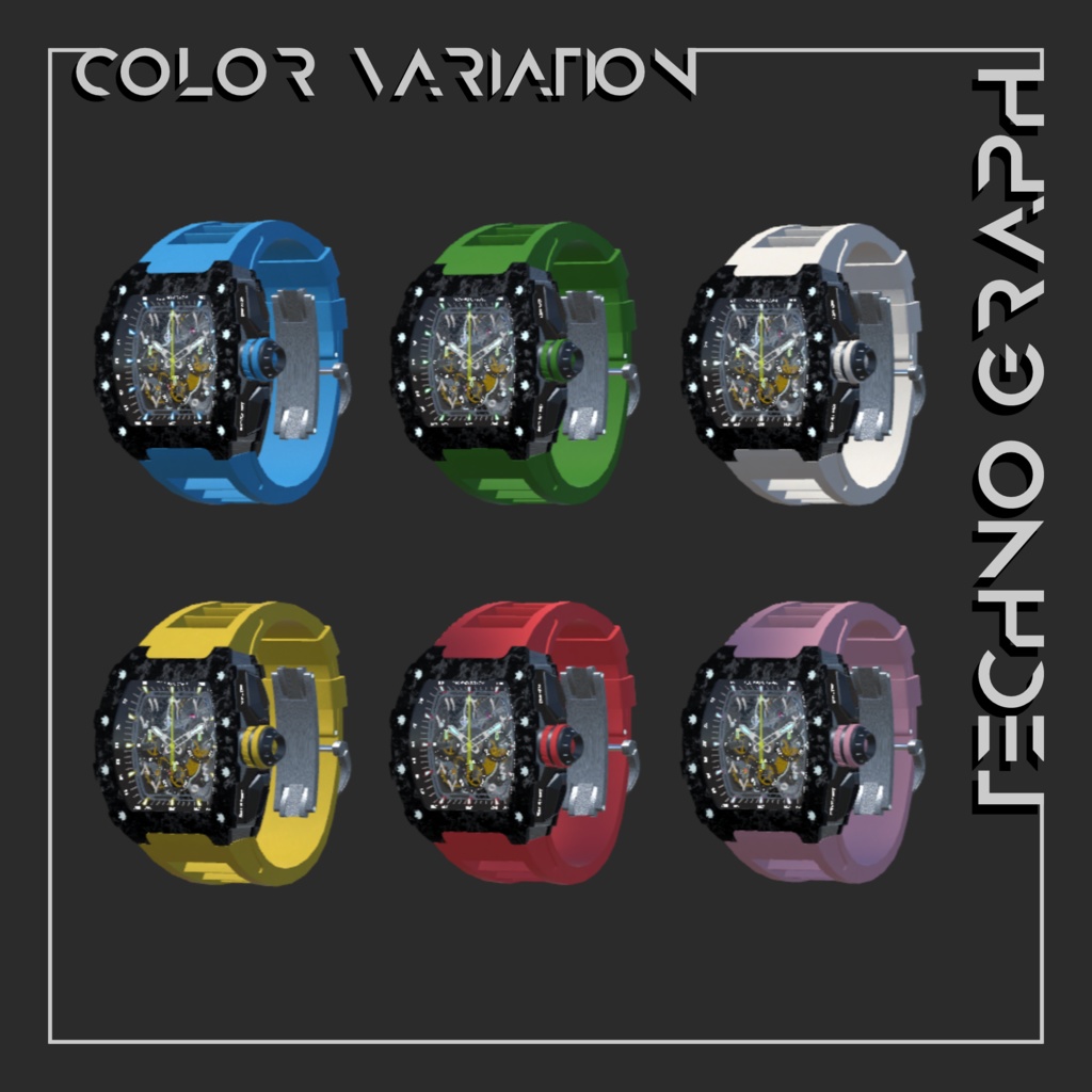 【VRChat想定】Extreme Watch「TECHNO GRAPH」