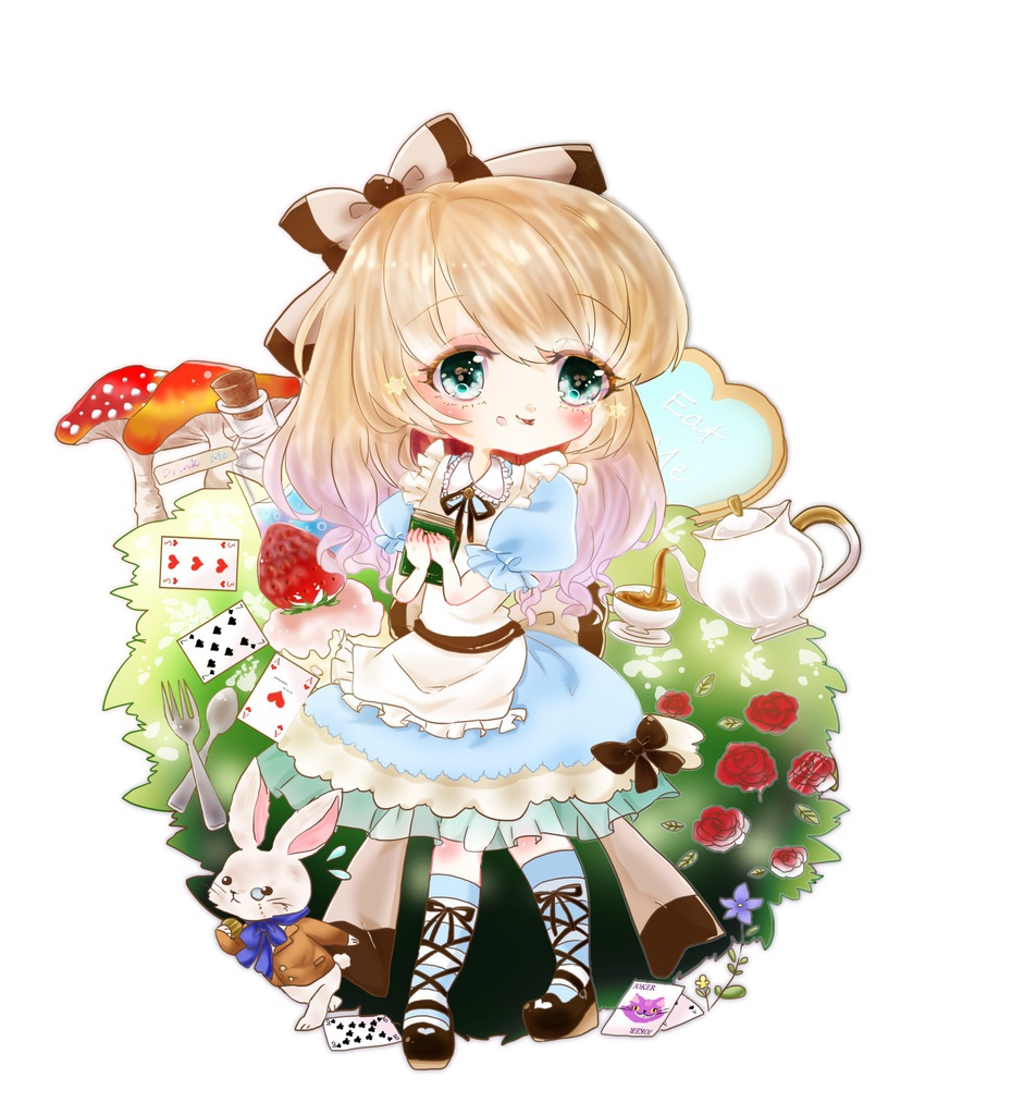アリスアクリルキーホルダー
