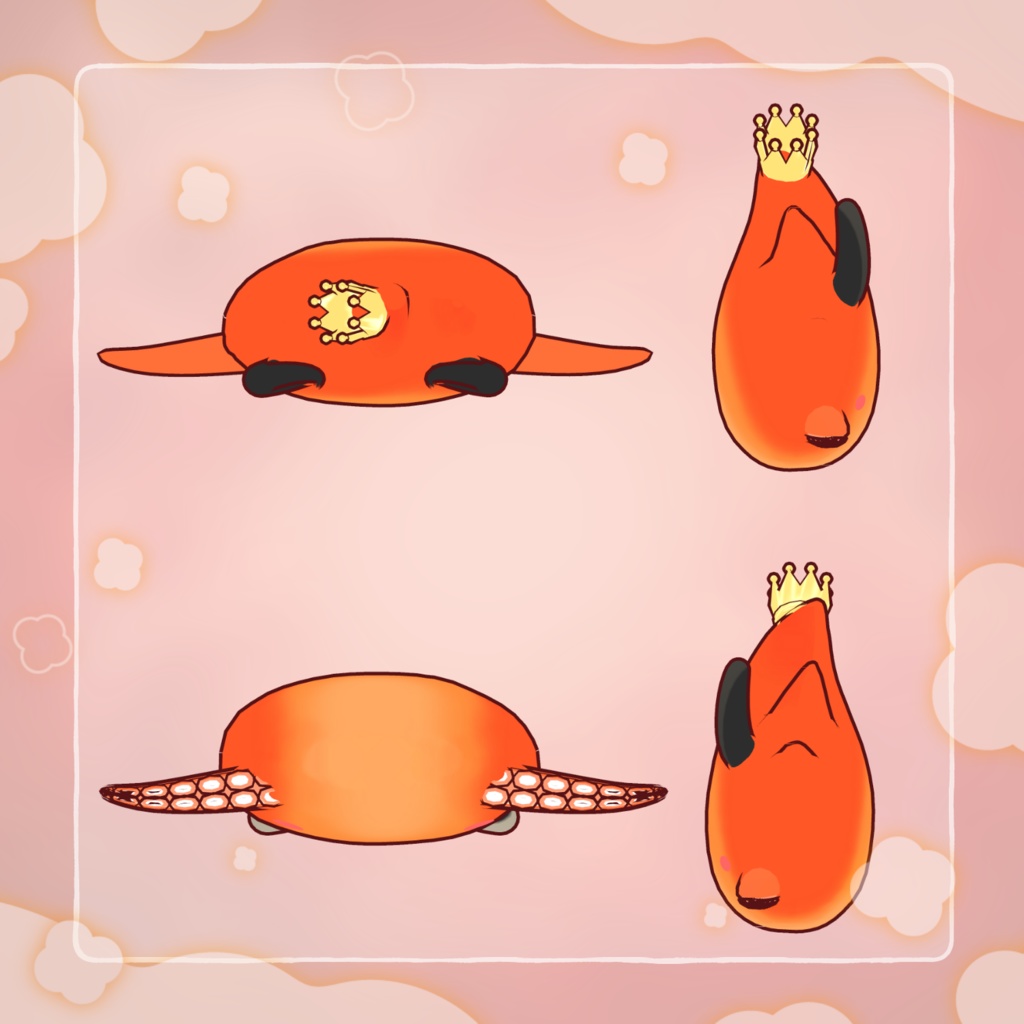 クトゥグア Cthugha【VRChat向け3Dモデル】