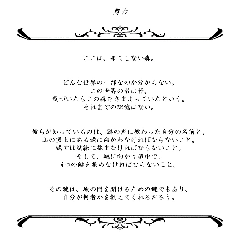 【無料】マーダーミステリー「Another World -眩惑の森-」