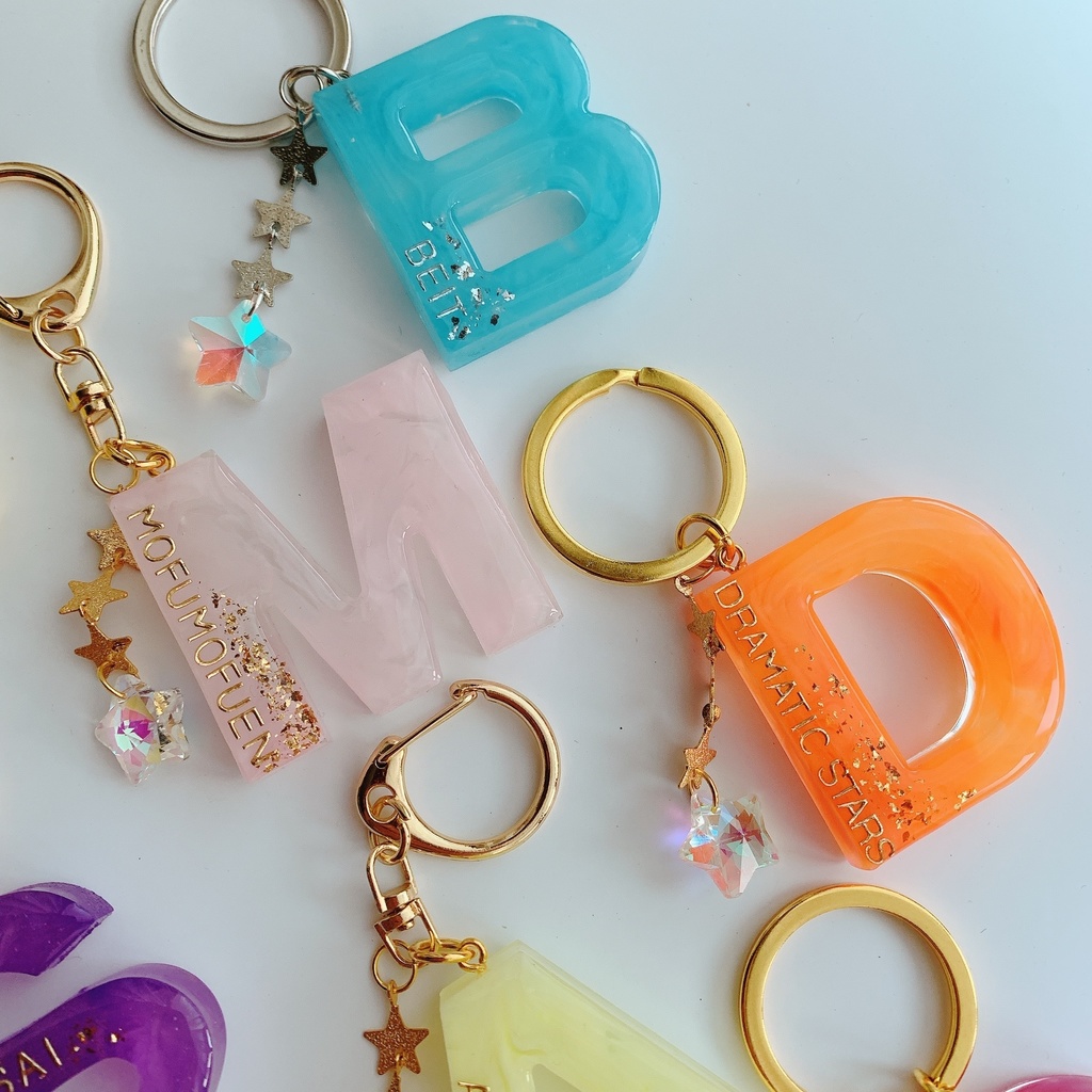 ユニットイニシャルキーホルダー