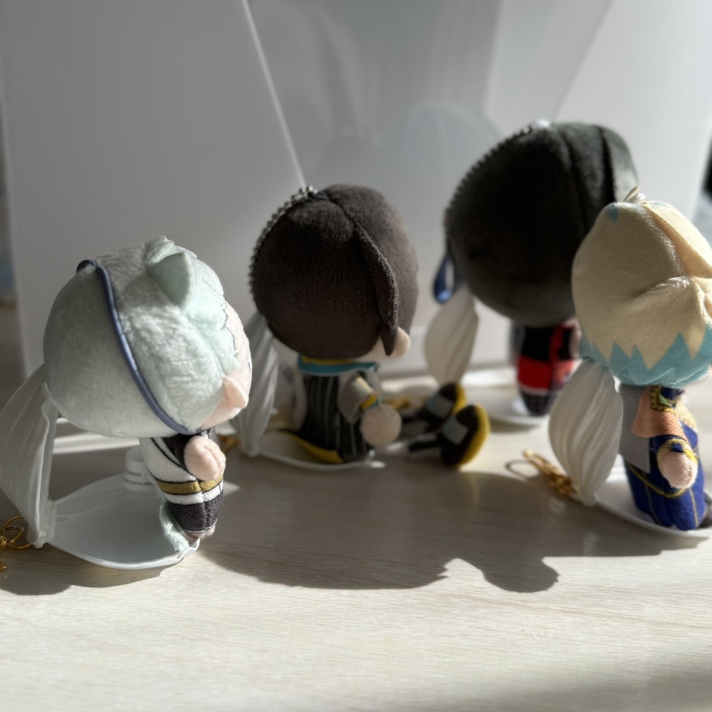 貝殻型チャームのぬいスタンド