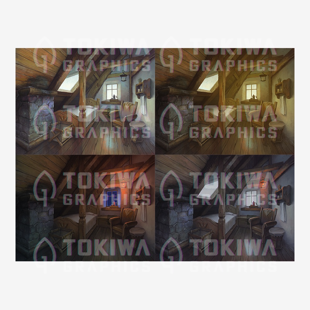 トキワグラフィックス イベント背景 懐かしの故郷パック