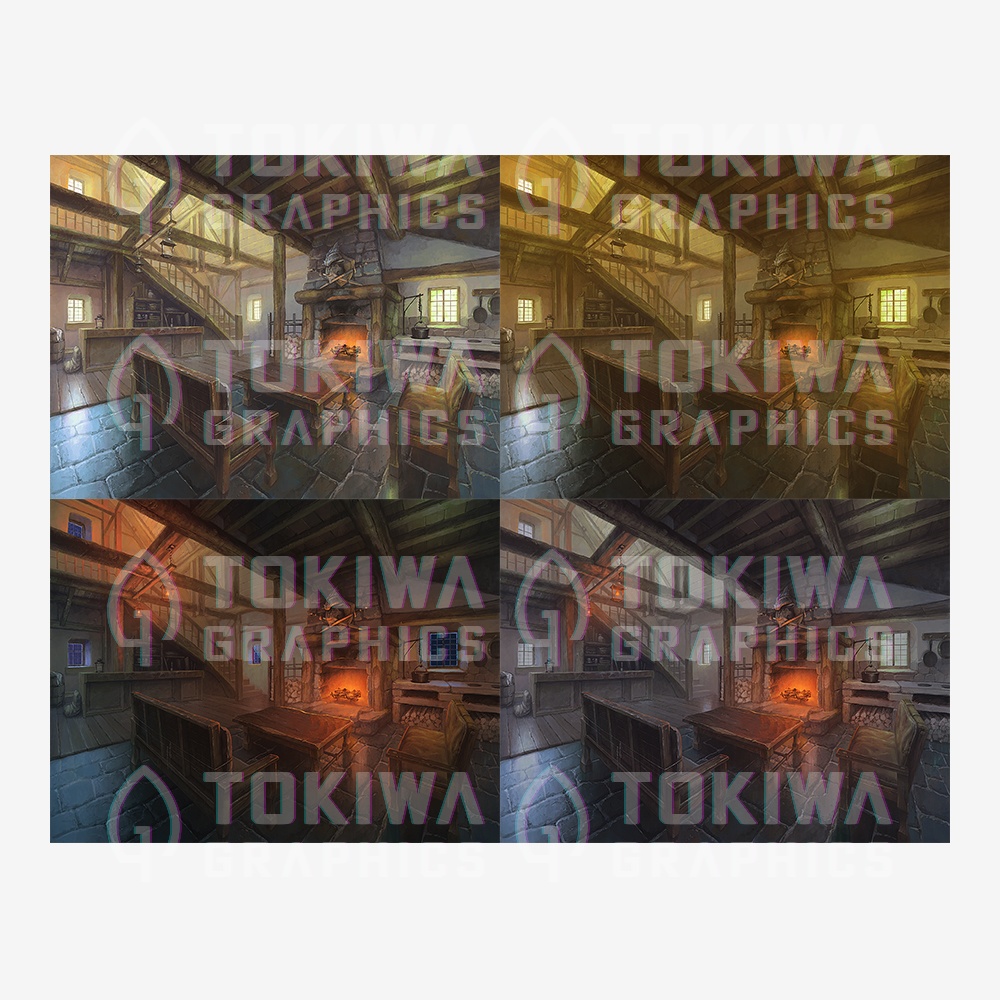 トキワグラフィックス イベント背景 懐かしの故郷パック