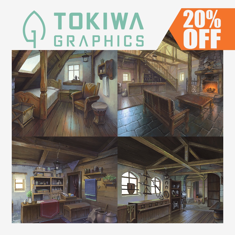 トキワグラフィックス イベント背景 懐かしの故郷パック