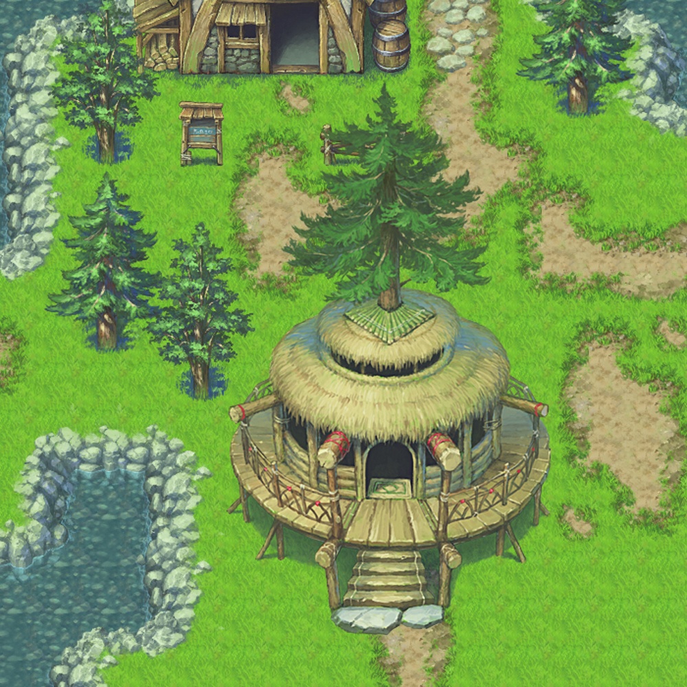 トキグラチップス 木漏れ日さす丸太小屋