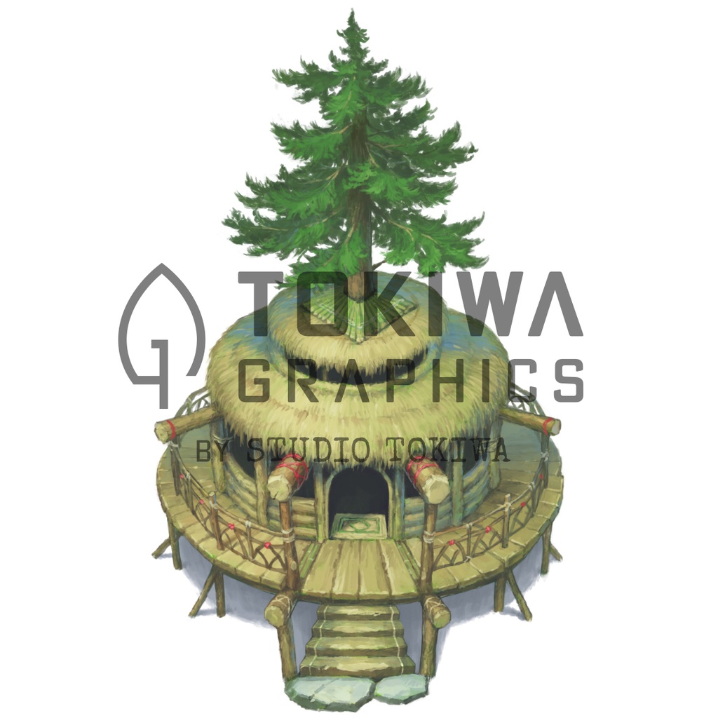 トキグラチップス 木漏れ日さす丸太小屋