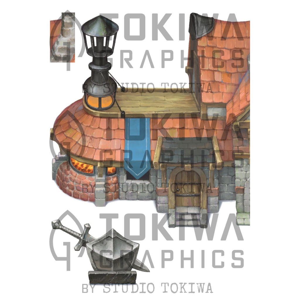 トキグラチップス拡張パーツ 火花散る鍛冶場