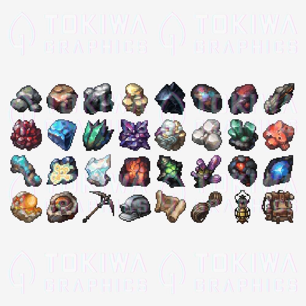 トキワグラフィックス 採掘アイテムパック
