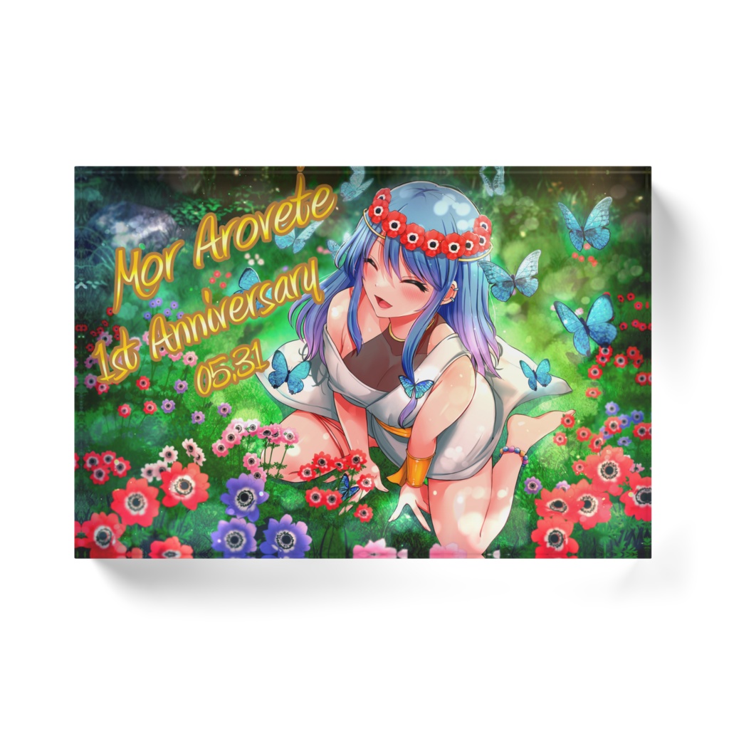 🦋一周年記念🦋アクリルブロック🦋