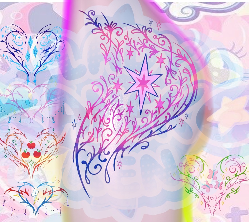  Cutie Mark My little pony 