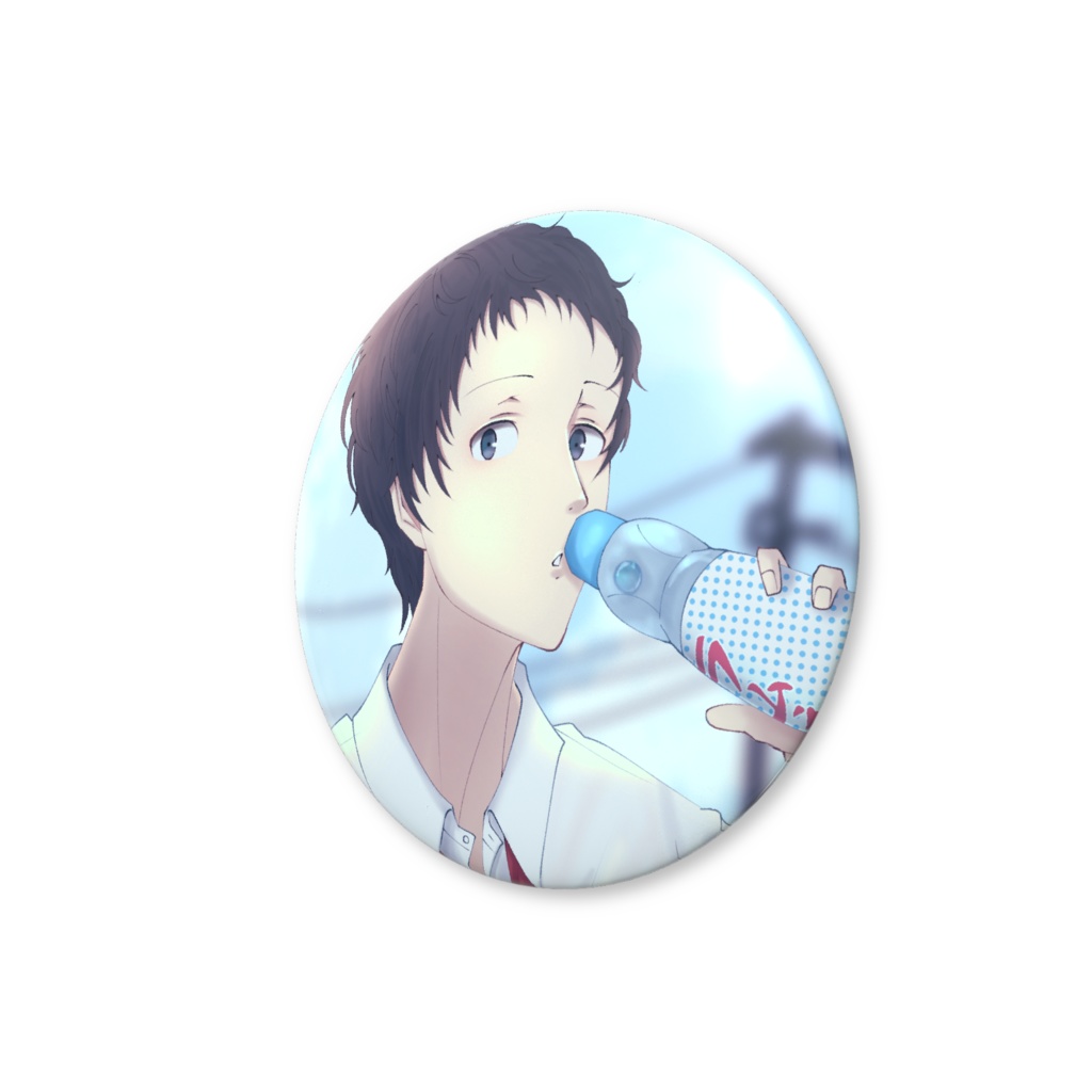 足立透 缶バッジ(ラムネ)