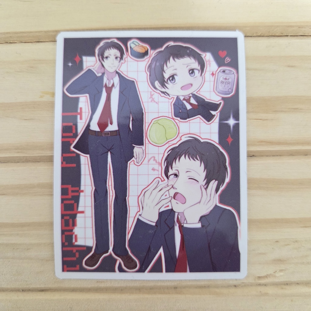 足立透 スマホステッカー