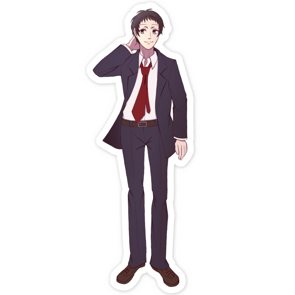 足立透 スマホステッカー(全身絵)