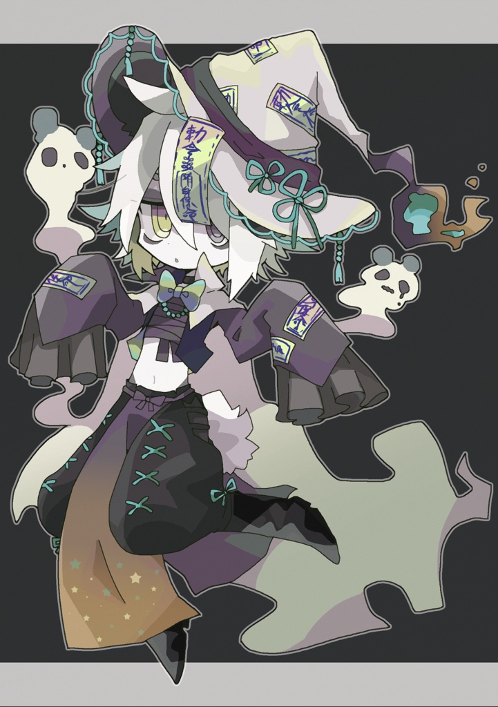 アクリルスタンド-梅梅×魔女僵尸-