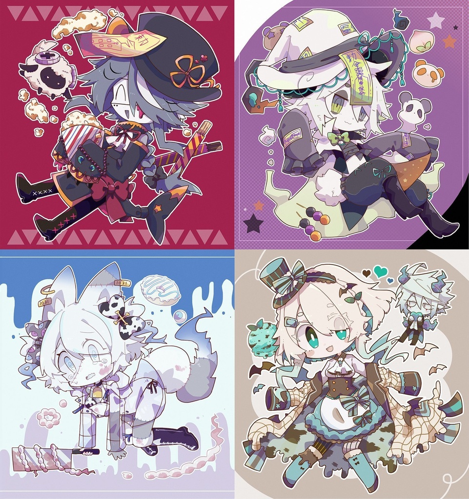 *HALLOWEEN 2022* OCアクリルキーホルダー