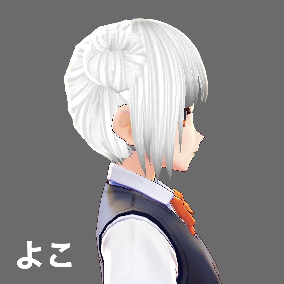 【無料】【VRoid用】おだんごヘア【ヘアプリセット】
