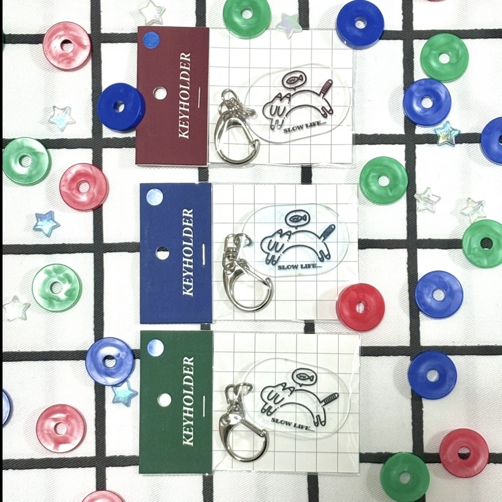 生活キーホルダー【ねこ】