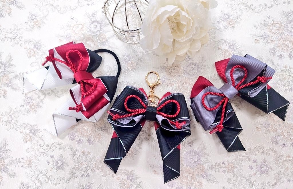 刀剣乱舞イメージ ふんわり華やか大きめリボン