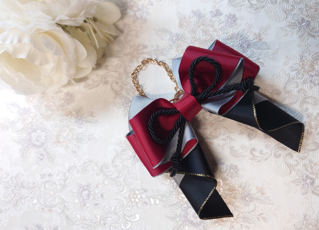 刀剣乱舞イメージ ふんわり華やか大きめリボン