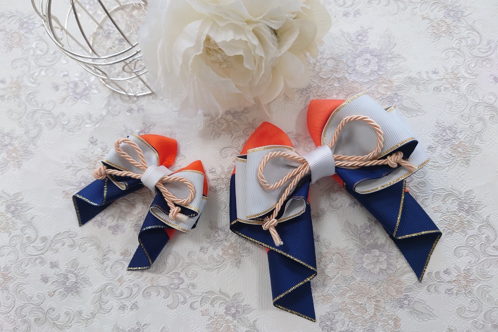 刀剣乱舞 山姥切国広イメージ♡ 推し活リボンチャーム(バッグチャーム・ヘアアクセサリー)ライブ/舞台/イベントに