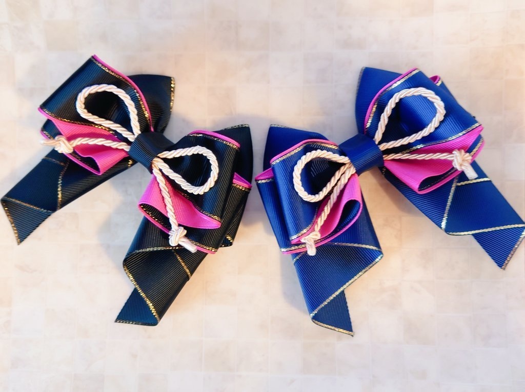ヒプマイイメージカラーふんわり華やか大きめリボン
