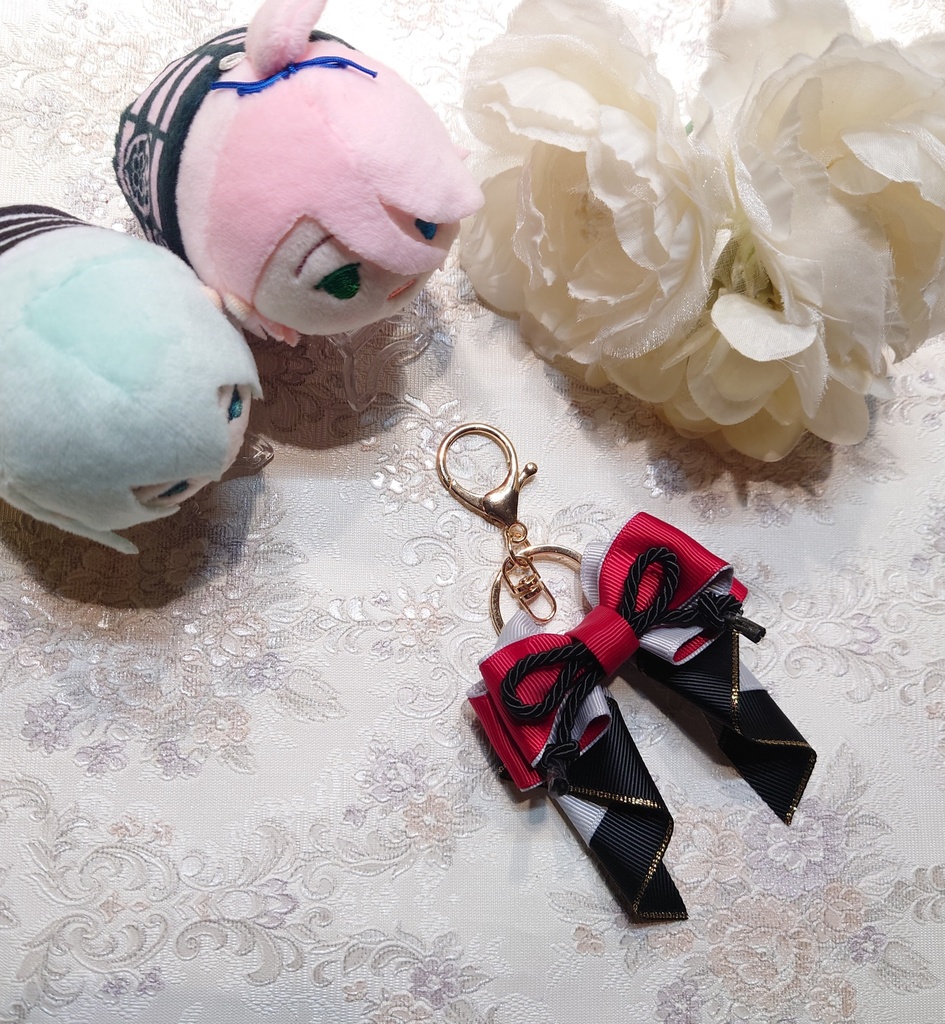 刀剣乱舞 後家兼光イメージ♡ 推し活リボンチャーム(バッグチャーム・ヘアアクセサリー)ライブ/舞台/イベントに