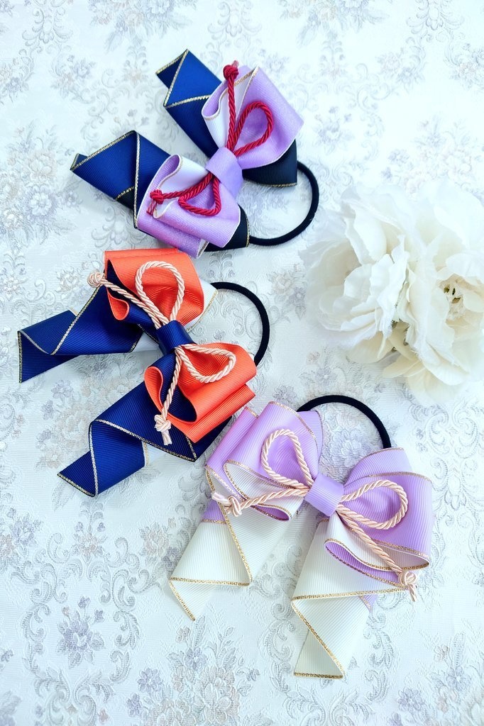 刀剣乱舞 へし切長谷部 イメージ♡ 推し活リボンチャーム(バッグチャーム・ヘアアクセサリー)ライブ/舞台/イベントに