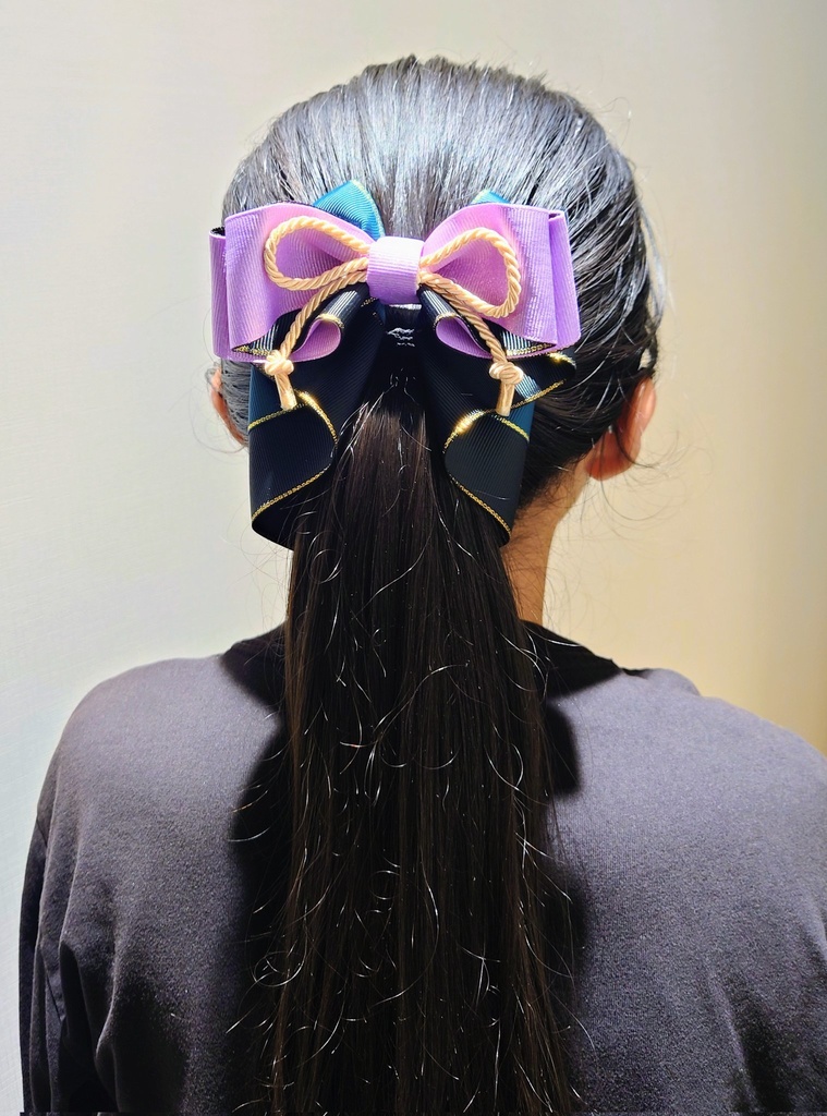 刀剣乱舞 へし切長谷部 イメージ♡ 推し活リボンチャーム(バッグチャーム・ヘアアクセサリー)ライブ/舞台/イベントに