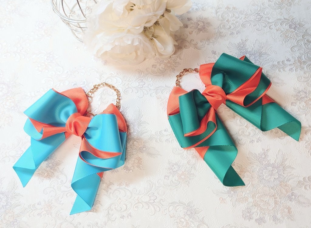 ヒプマイ中王区イメージカラーふんわり華やか大きめリボン