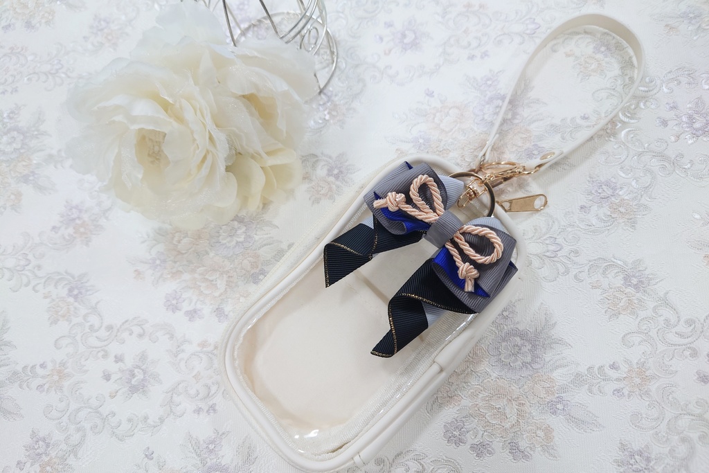 にじさんじ イメージリボン♡ 推し活リボンチャーム(バッグチャーム・ヘアアクセサリー)ライブ/舞台/イベントに